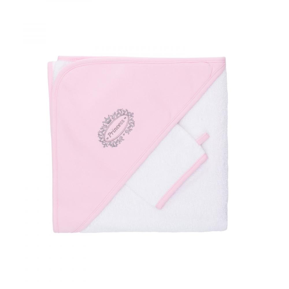Prosop brodat cu manusa bebelus Princess pink Fillikid