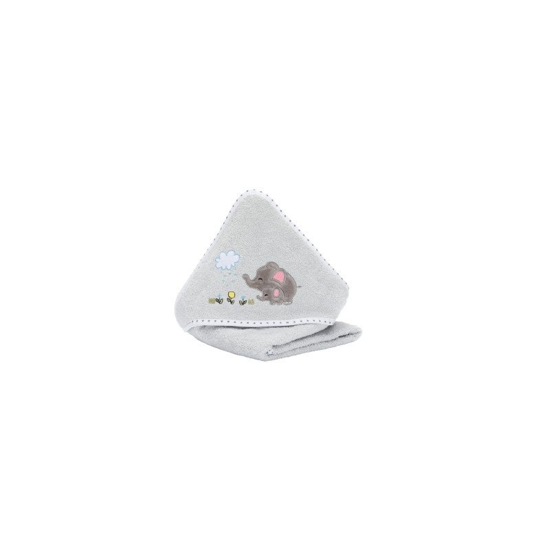 Prosop brodat gri elefant family 75×75 cm Fillikid