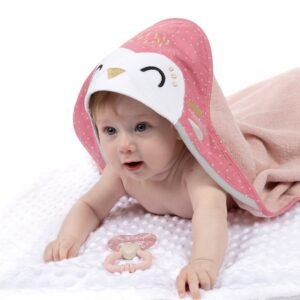 Prosop copii 100x100 cm Owl pink