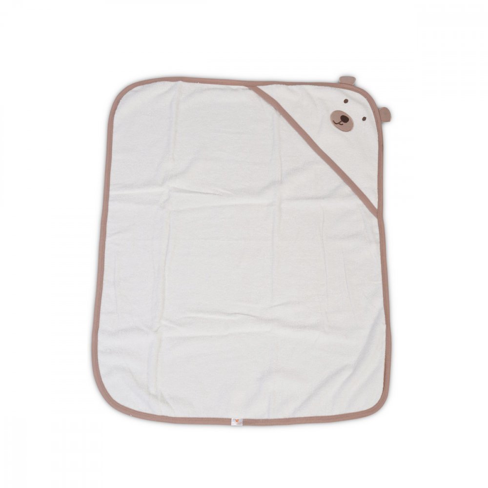 Prosop de baie cu capison din bumbac 90×70 cm Baloo Beige