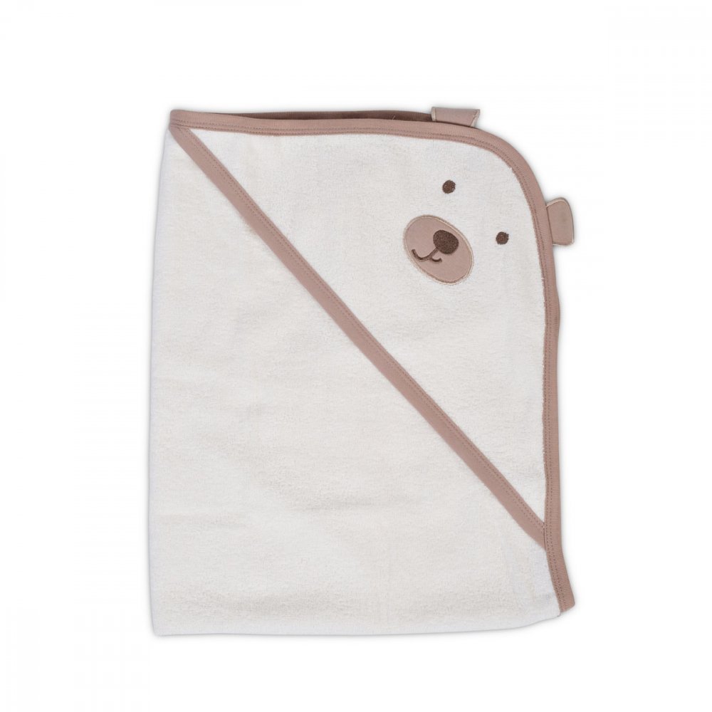 Prosop de baie cu capison din bumbac 90×70 cm Baloo Beige – imaginea 3