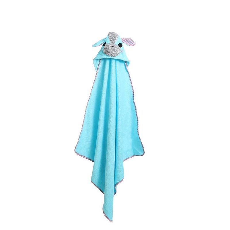 Prosop de baie cu gluga Zoocchini 76x76cm Yorkie – imaginea 2