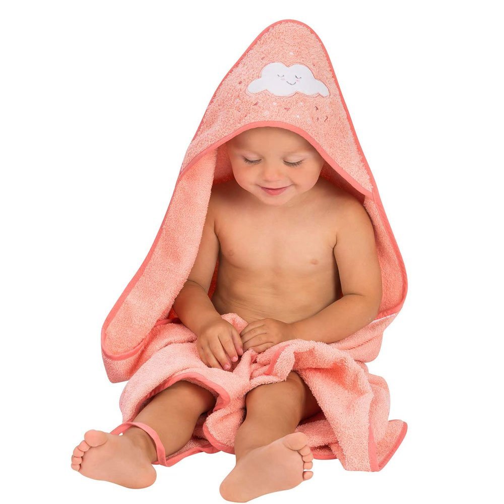 Prosop de baie pentru bebelus si mama roz Clevamama 2922N – imaginea 6