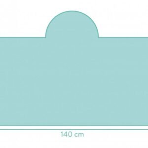 Prosop din bumbac cu capison balene 140x70cm Fillikid