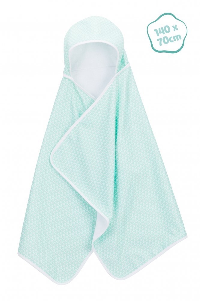 Prosop din bumbac cu capison mint 140x70cm Fillikid – imaginea 7