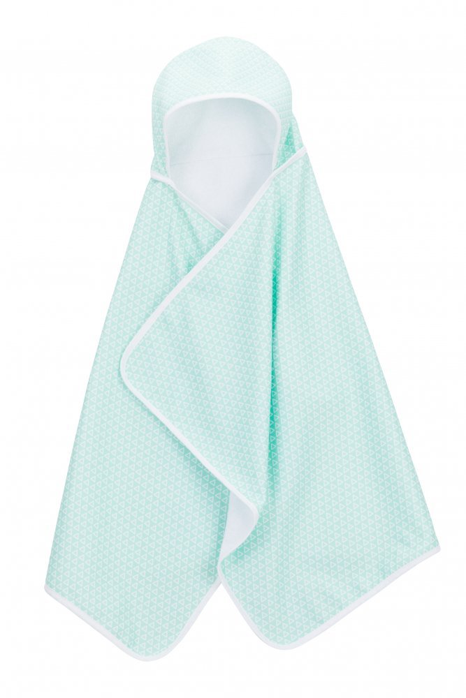 Prosop din bumbac cu capison mint 140x70cm Fillikid
