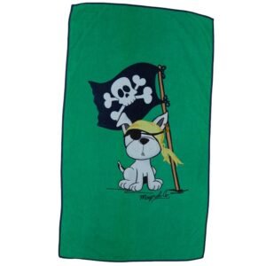 Prosop verde din bumbac pentru plaja 116 x 66 cm Mayoral