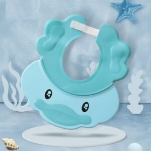 Protectie baita Little Mom Duckling Blue pentru ochi si urechi, flexibila, ajustabila, cu margini rotunjite