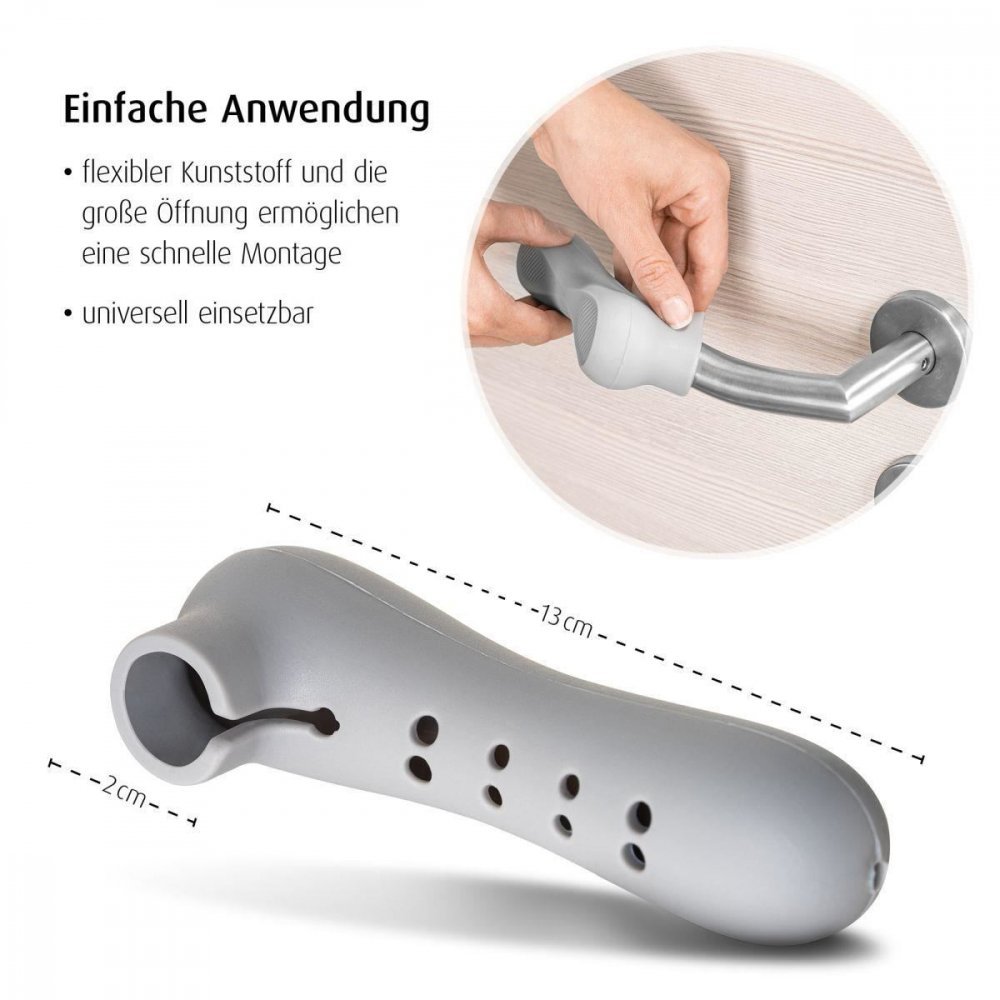 Protectie clanta usa din silicon acoperire completa 2 bucati HandleGuard Reer – imaginea 3