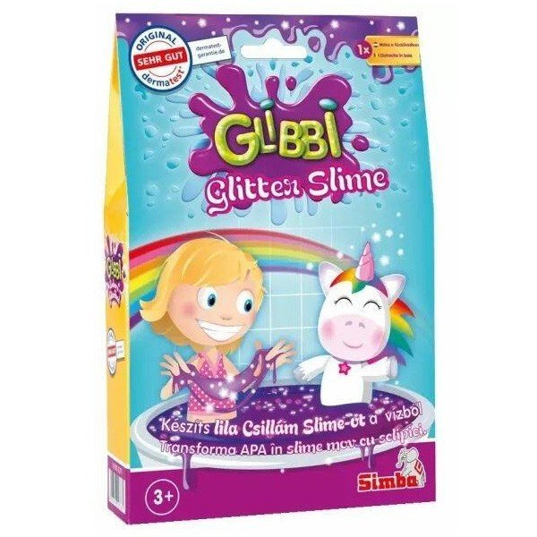 Pudra de baie Simba Glibbi Glitter Slime 150 g – imaginea 3