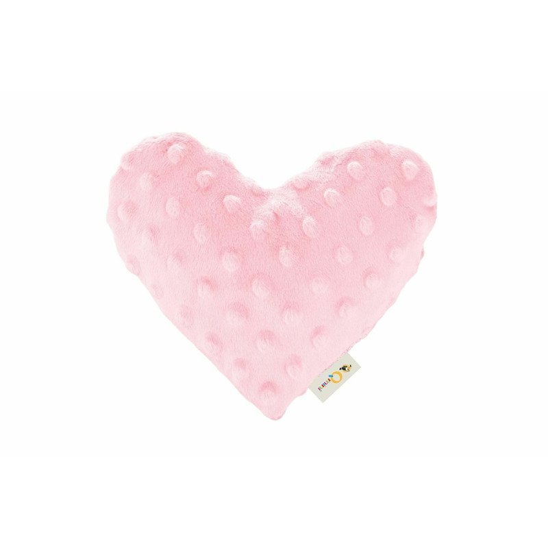 Pernuta anticolici Qmini umpluta cu samburi de cirese Minky Pink – imaginea 3