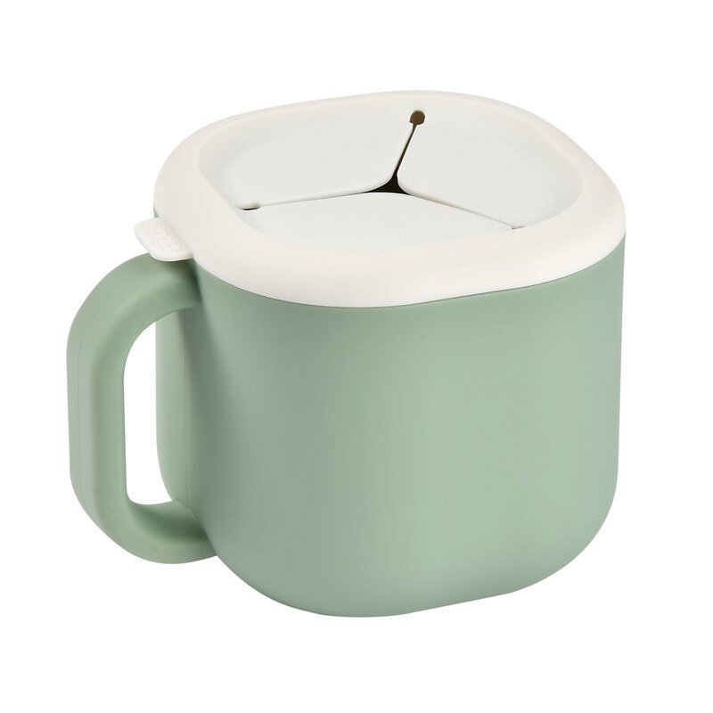 Recipient silicon Beaba pentru gustari Sage green – imaginea 4