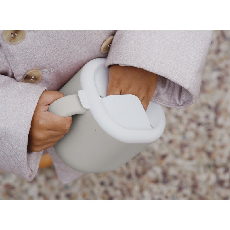 Recipient silicon Beaba pentru gustari Velvet grey – imaginea 4