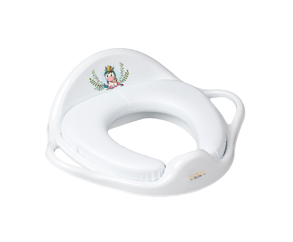 Reductor Tega Baby moale pentru toaleta WildFree Unicorn