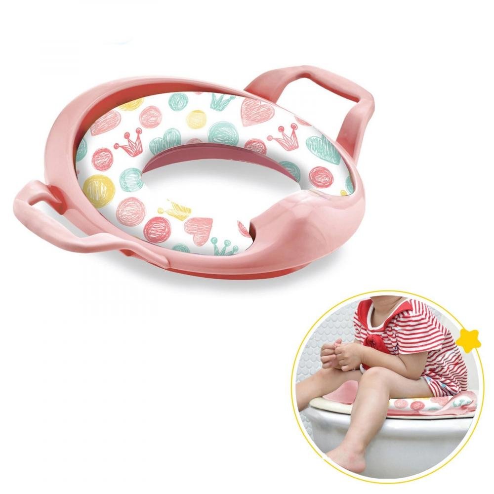 Reductor moale pentru toaleta BabyJem Princess Pink – imaginea 2