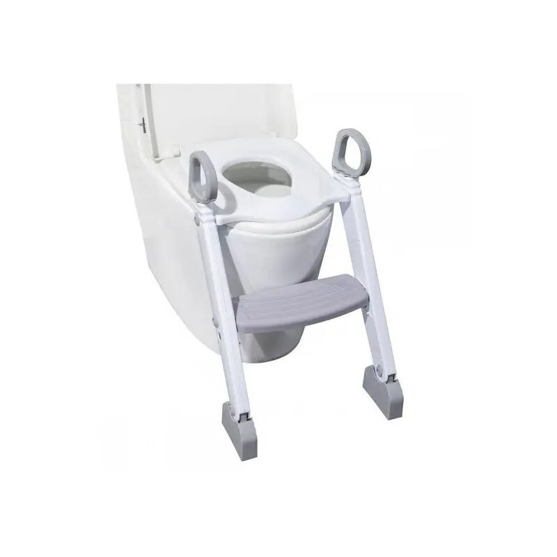 Reductor pentru toaleta cu scarita FreeON White  Grey – imaginea 2