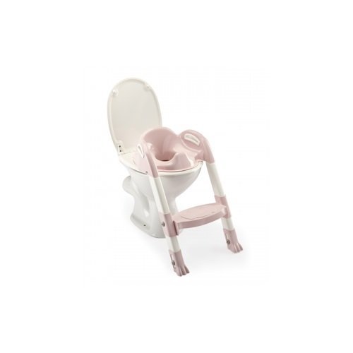 Reductor pentru toaleta cu scarita Kiddyloo Powder Pink – imaginea 3