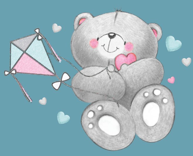 Reductor toaleta copii antiderapant Maltex Baby Bear Alb – imaginea 2