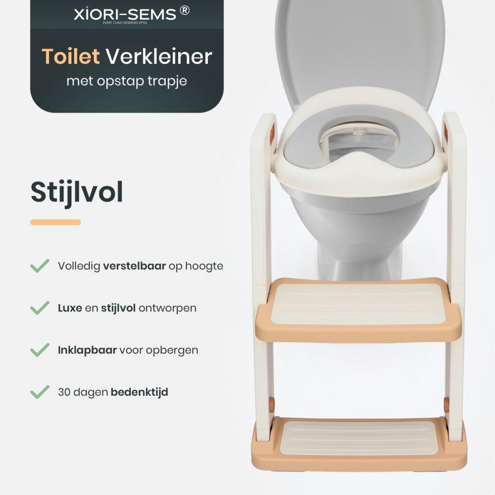 Reductor toaleta pentru copii Little Mom Potty Training White, pliabil, cu sezut moale din spuma PU, reglabil pe inaltime 5 nivele, manere ergonomice,pentru copii cu varsta pana la 7 ani, compatibilitate universala – imaginea 8