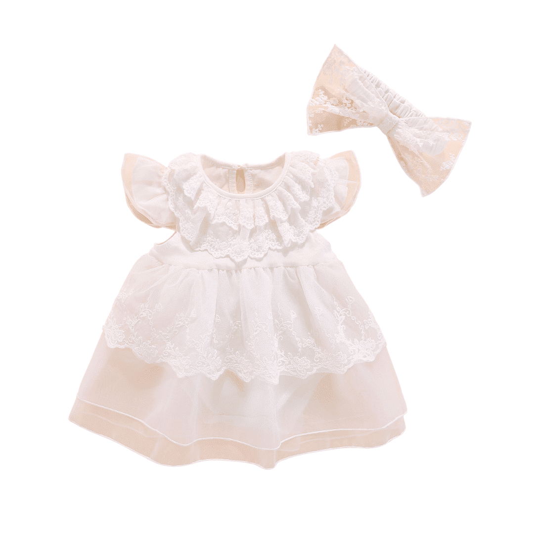 Rochita Fetite Cu Bentita Alb Zara – 6-9 luni – imaginea 2