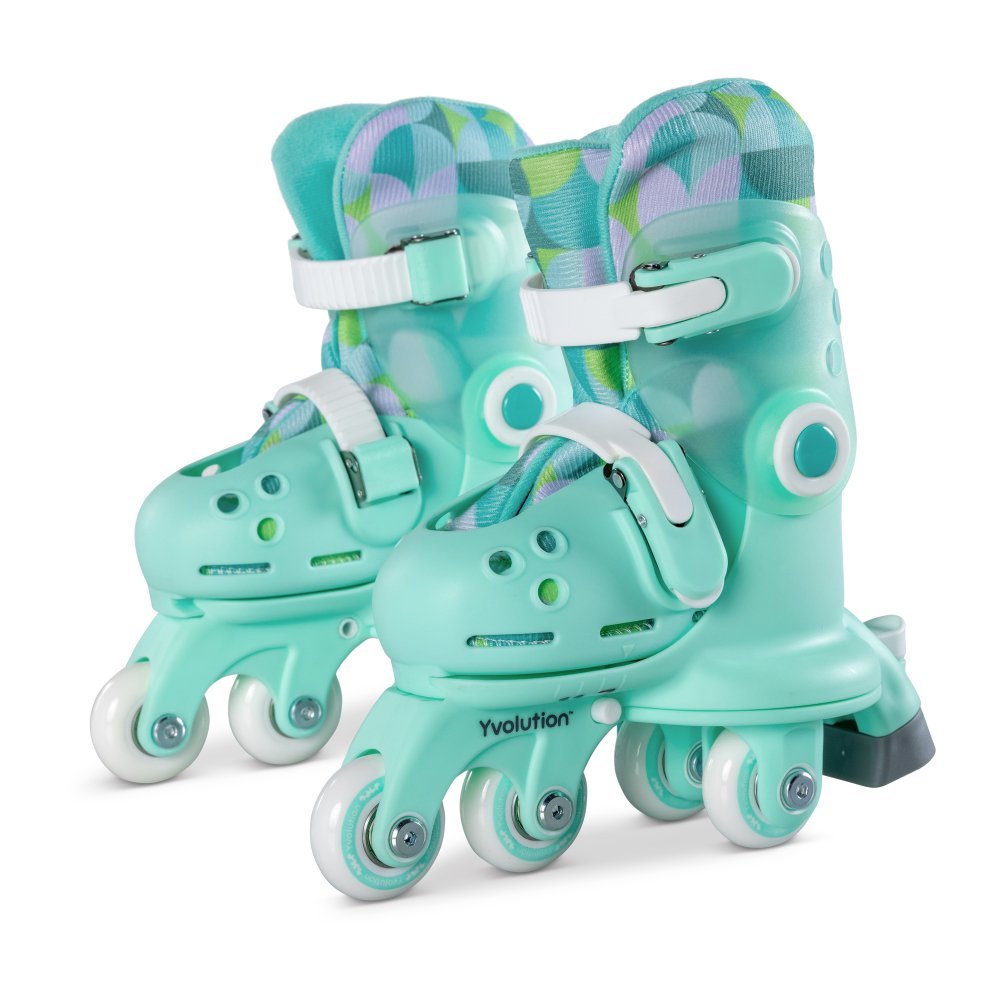 Role ajustabile Yvolution Twista Skates marime 23-28 green – imaginea 6