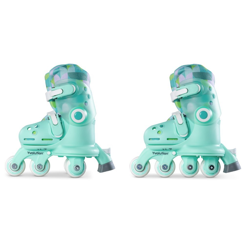 Role ajustabile Yvolution Twista Skates marime 23-28 green – imaginea 2