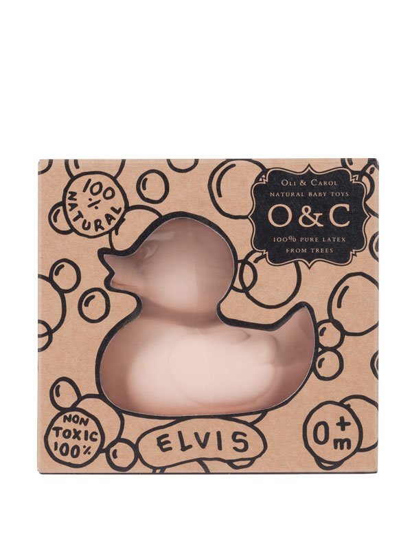 Jucarie pentru baie Ratusca Elvis roz deschis – imaginea 2