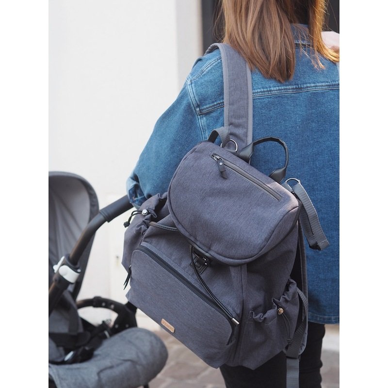 Rucsac de infasat Beaba Vancouver Dark Grey – imaginea 4
