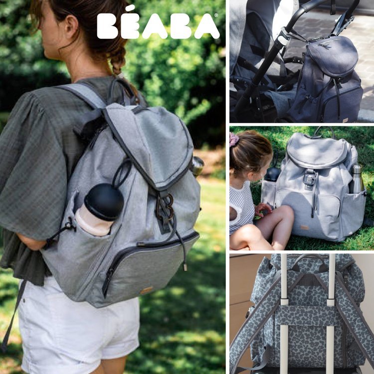 Rucsac de infasat Beaba Vancouver Dark Grey – imaginea 7