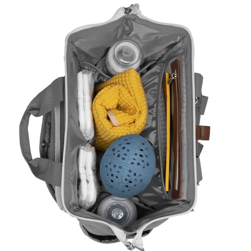 Rucsac multifunctional mamici Skiddou Astrid Normandic Dream Gri – imaginea 2