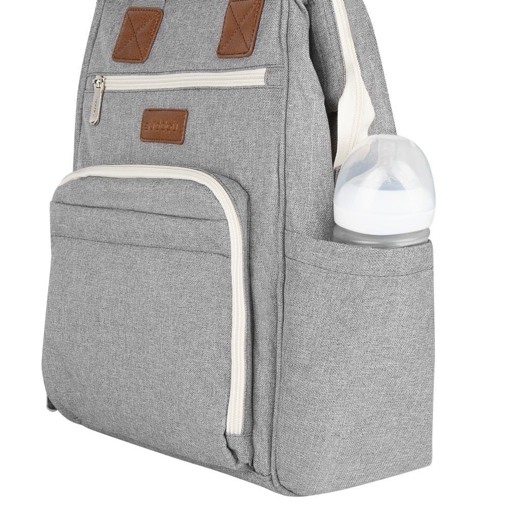 Rucsac multifunctional mamici Skiddou Astrid Normandic Dream Gri – imaginea 5