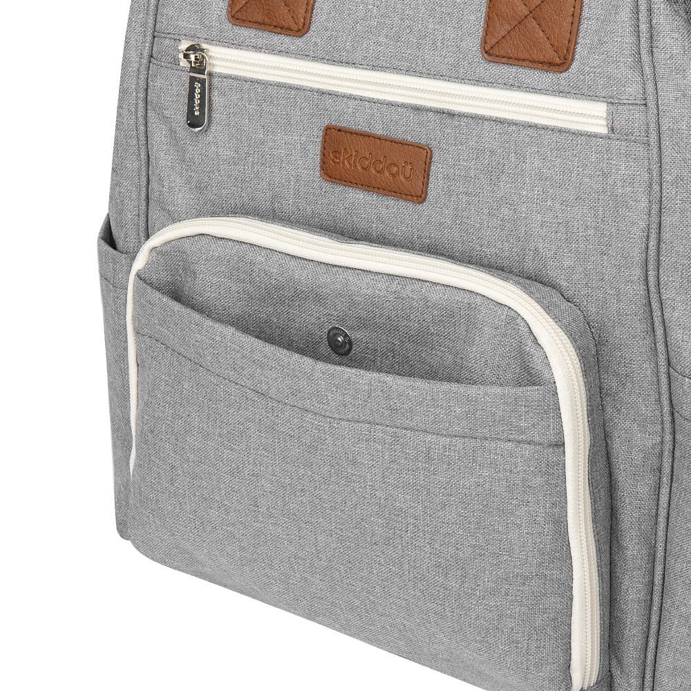 Rucsac multifunctional mamici Skiddou Astrid Normandic Dream Gri – imaginea 6