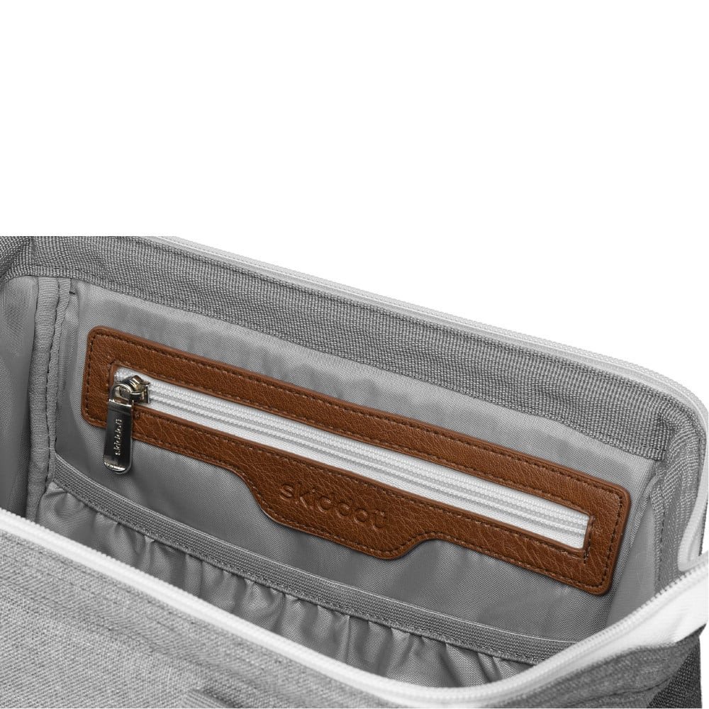 Rucsac multifunctional mamici Skiddou Astrid Normandic Dream Gri – imaginea 7