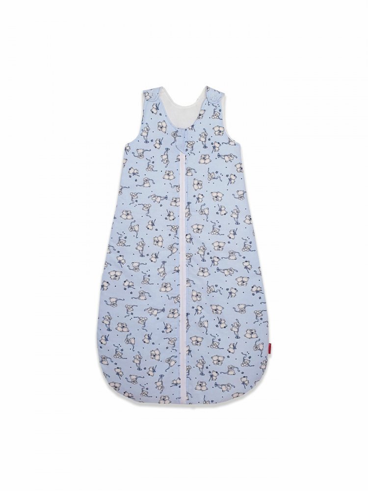 Sac de dormit copii 1 tog KidsDecor Loving Bear Blue din bumbac 85 cm – imaginea 5
