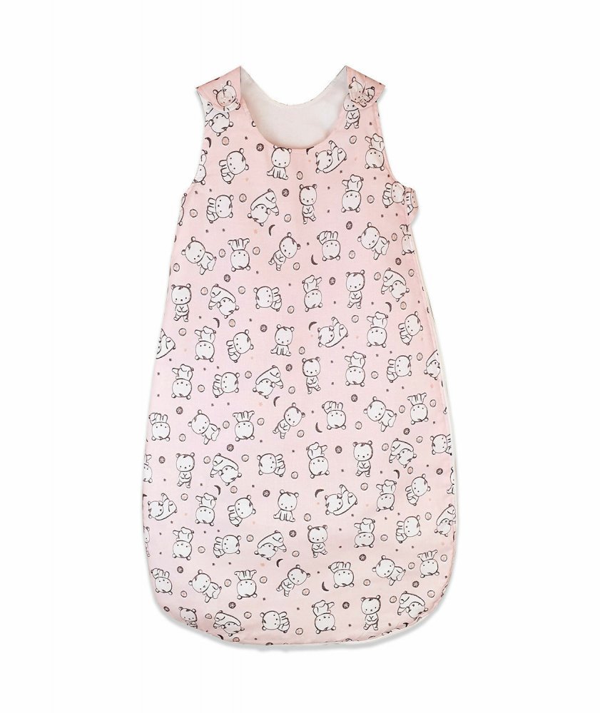 Sac de dormit copii 2.5 tog KidsDecor Baby Bear roz din bumbac 130 cm – imaginea 7