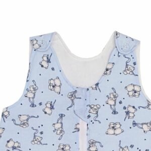 Sac de dormit copii 2.5 tog KidsDecor Loving Bear Blue din bumbac 140 cm