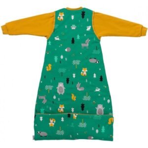 Sac de dormit cu maneca lunga detasabila Woodland Animals 150 cm 2.5 Tog