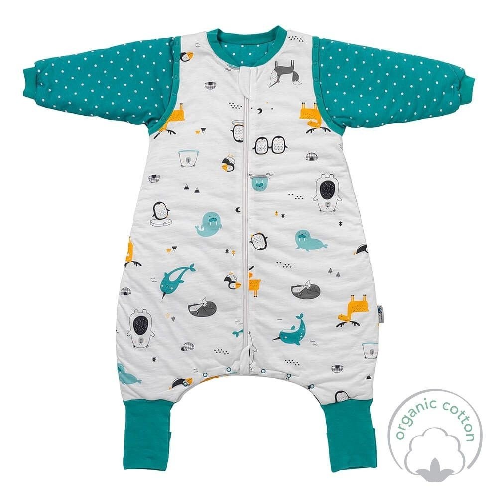Sac de dormit cu picioruse si maneca lunga detasabila Polar Pals 70 cm + manseta 2.5 Tog – imaginea 4