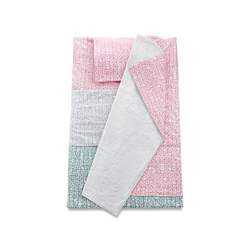 Lenjerie multifunctionala pentru calatorii BabyJem Nap Mat Pink Squares – imaginea 2