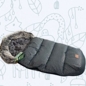 Sac de iarna cu guler blanita detasabil pentru carucior galaxy grey 100x50 cm Fillikid