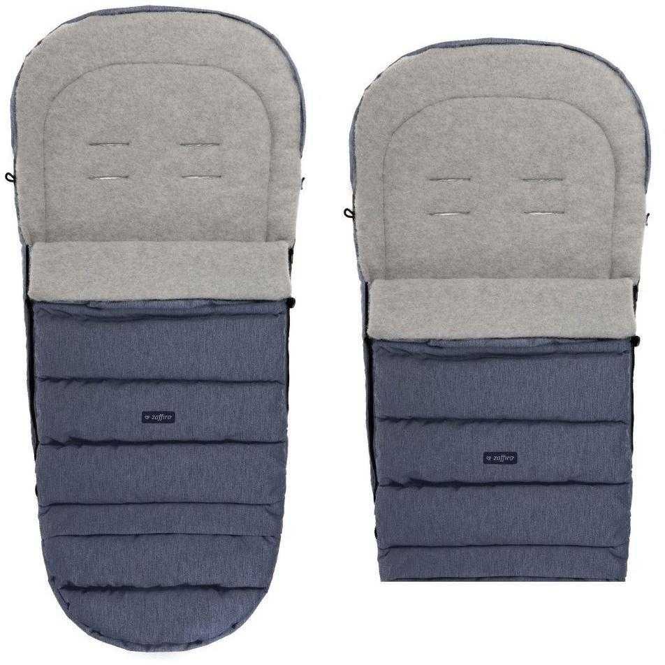 Sac de iarna pentru carucior si scaun auto iGrow 2.0 cu lana oaie premium melange Womar Zaffiro Navy – imaginea 3