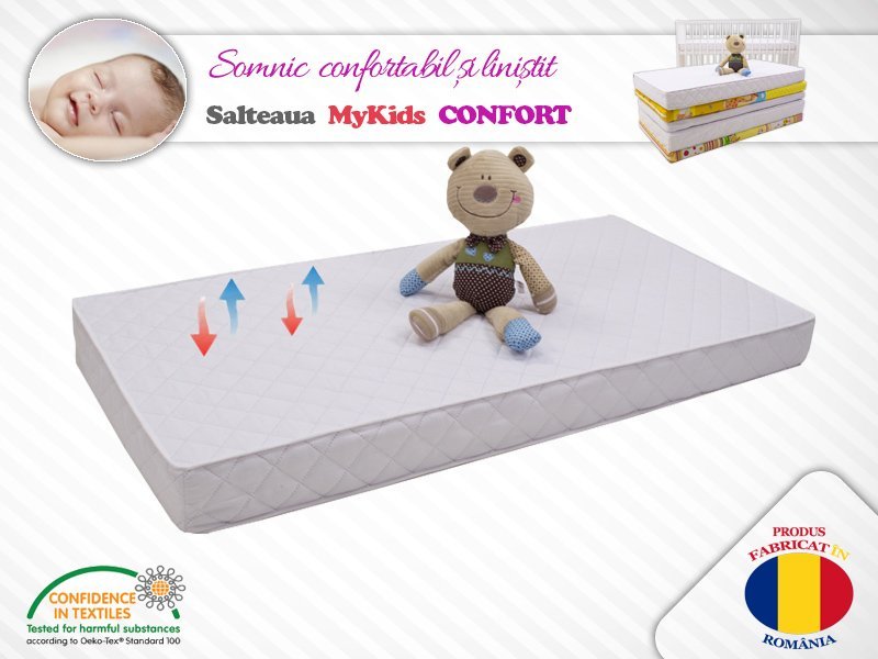 Saltea Cocos Confort II 90x40x6 cm – imaginea 3