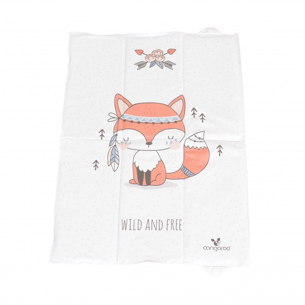 Saltea de infasat pliabila Cangaroo 60 x 40 cm Wild and free Fox – imaginea 4