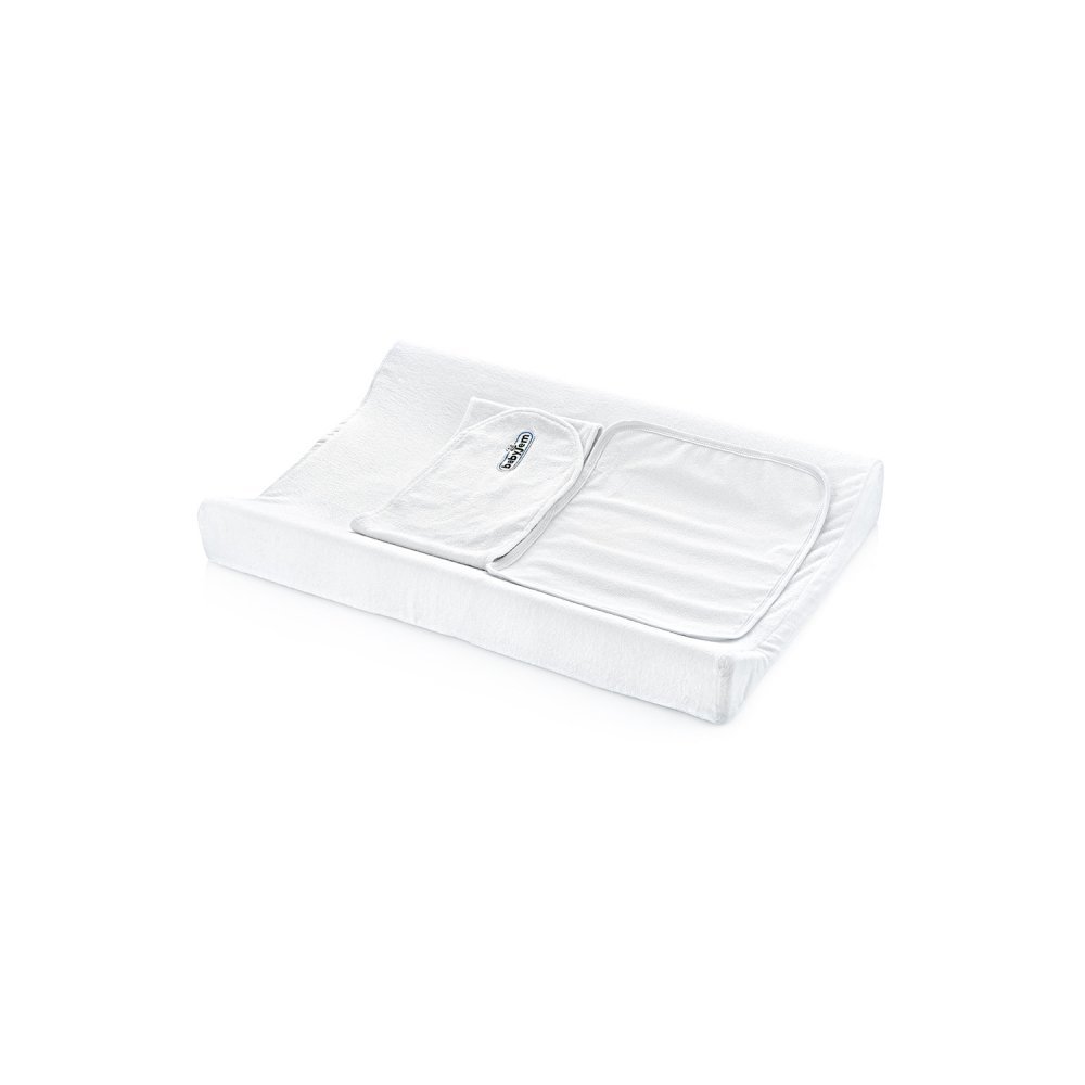 Saltea de infasat cu husa detasabila si sistem anti-rasucire BabyJem White – imaginea 2
