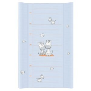 Saltea de infasat cu intaritura 70x50 cm zebra blue