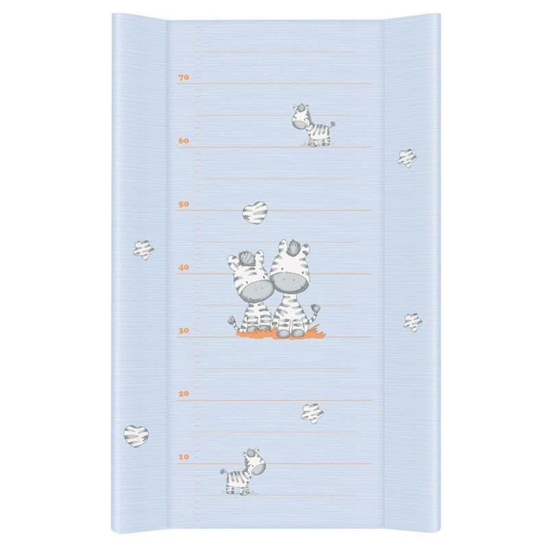 Saltea de infasat cu intaritura 70×50 cm zebra blue