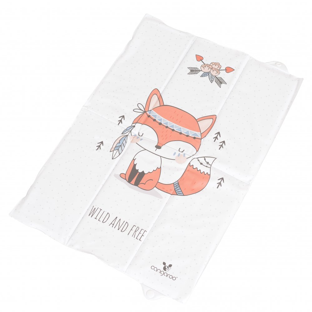 Saltea de infasat pliabila Cangaroo 60 x 40 cm Wild and free Fox – imaginea 3