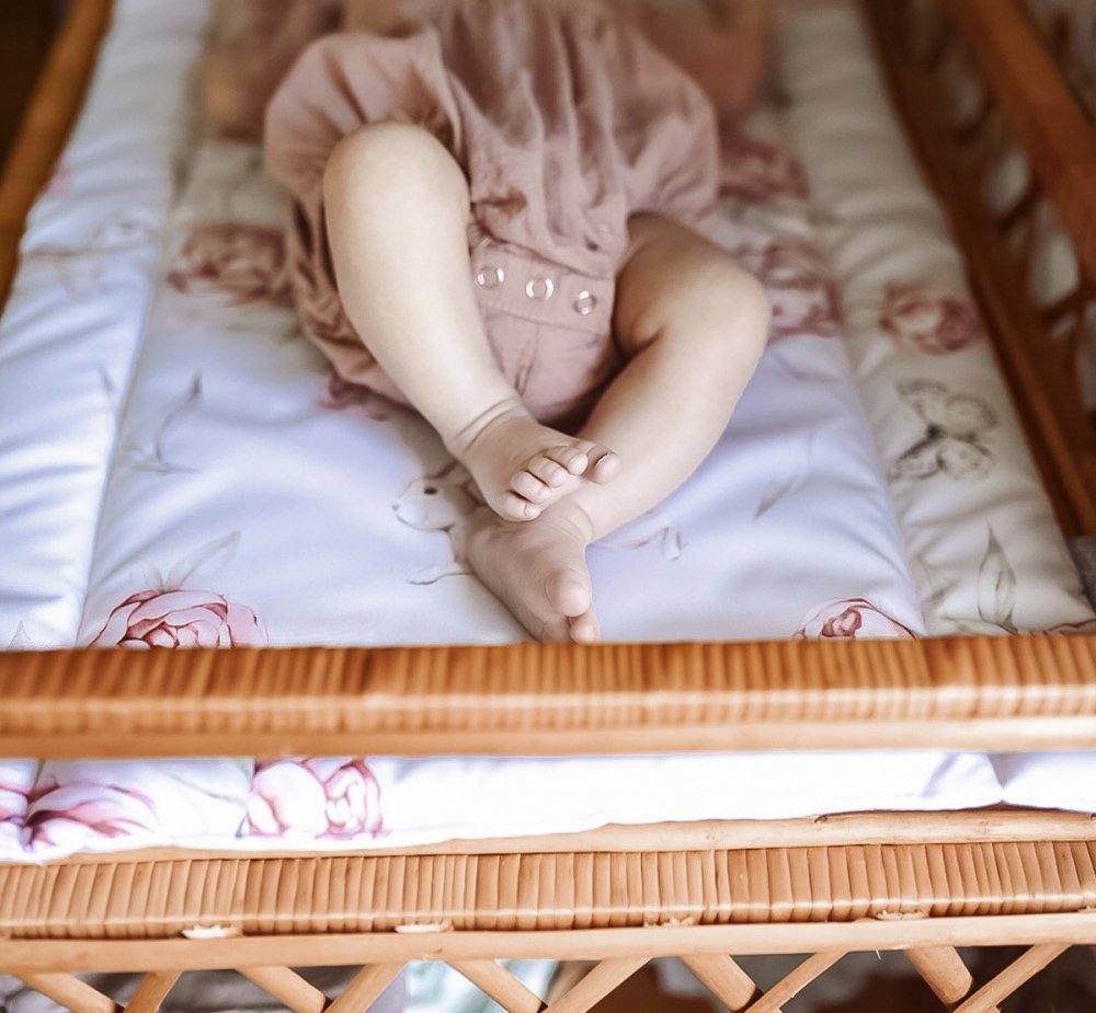 Saltea pentru masa de infasat bebe impermeabila fata dubla Boho by BabySteps – imaginea 3