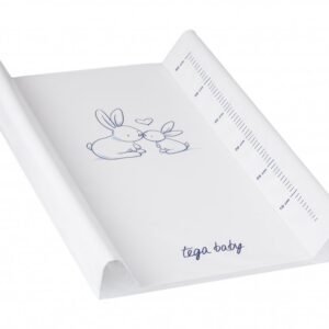 Salteluta de infasat cu intaritura Tega Baby 70x50 cm Iepuras alb