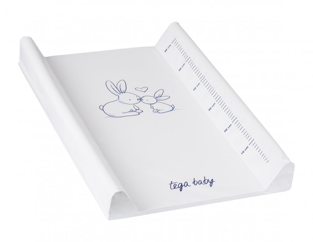 Salteluta de infasat cu intaritura Tega Baby 70×50 cm Iepuras alb
